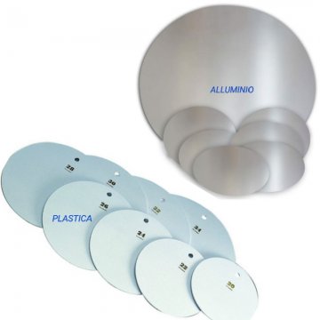 DISCO SOTTOTORTA IN ALLUMINIO E IN PLASTICA