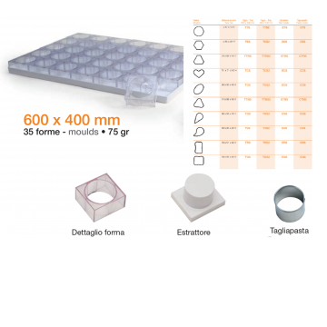 TEGLIA MONOPORZIONE 60X40