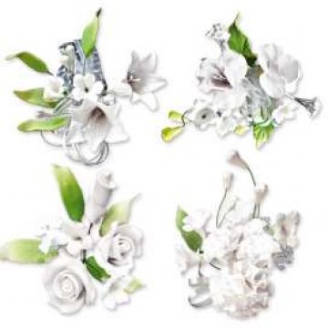 BOUQUET PICCOLI BIANCHI ASS. H 10 PZ 20