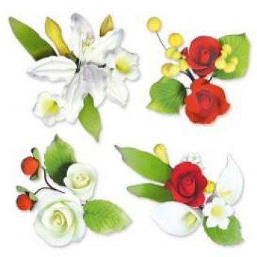 BOUQUET PICCOLI COLORATI  B/R ASS. H 8 PZ 30