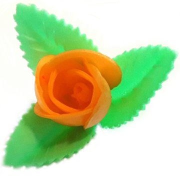 ROSA ARANCIO 3 FOGLIE 10118 PZ 100