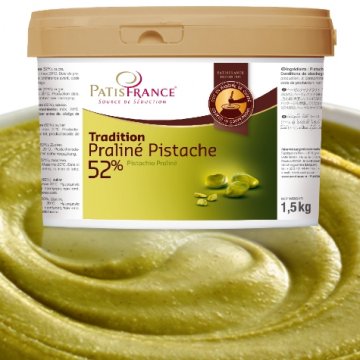 PATISFRANCE PRALINE PISTACHE 52% KG 1,5