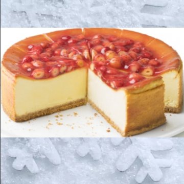 * 320R007 TORTA CHEESECAKE FRAGOLINE KG 1,8