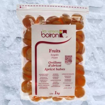 *FRUTTA CONGELATA IQF ALBICOCCHE A METÀ KG1