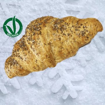 *CORNETTO PRELIEVITATO VEGANO VUOTO CON SEMI DI CHIA GR 80 PZ 48