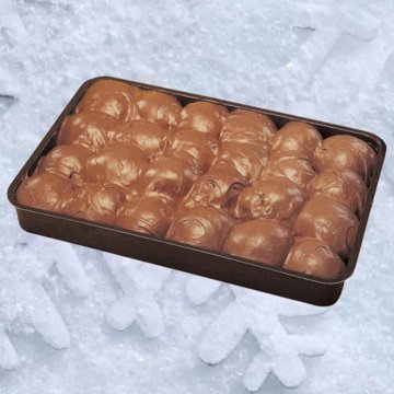 *TORTA PROFITEROL NERO IN VASCHETTA KG 1,2 PZ 1