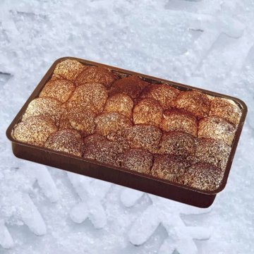 *TORTA PROFITEROL BIANCO IN VASCHETTA KG 1,2 PZ 1