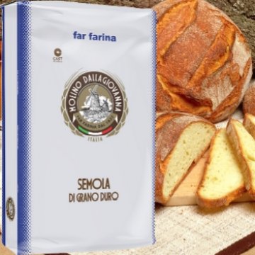 "DALLAGIOVANNA" FAR SEMOLA RIMACINATA GRANO DURO KG 25