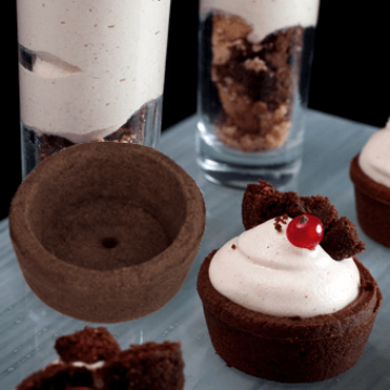 TARTELLETTE FROLLA MIGNON NTL Ø44 CACAO PZ 250