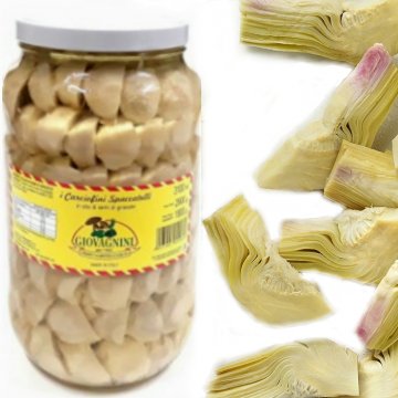 CARCIOFI TAGLIATI STIVATI VETRO